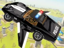 Flying Car Game Police Games